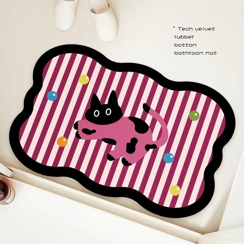 Bathroom Absorbent Diatom Mud Mat Bathroom Quick drying Anti slip Foot Pad Toilet Dirt resistant Wear resistant Floor Mat