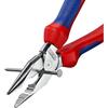 Knipex Needle Nose Combination Pliers Chrome Comfort Handle 185mm 0825-185