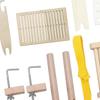 Handgjort trävävverktygssats för unika designer