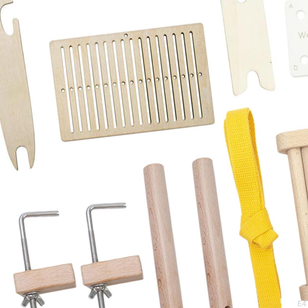 Handgjort trävävverktygssats för unika designer