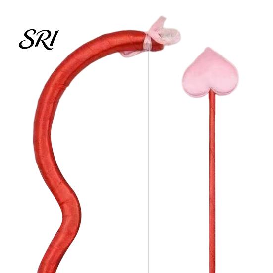 Fun Costume Accessory for All Ages Cupid Bow And Arrow Accessory, Valentine's Day Mini Romantic Love Symbol Decoration Set with Heart Halloween