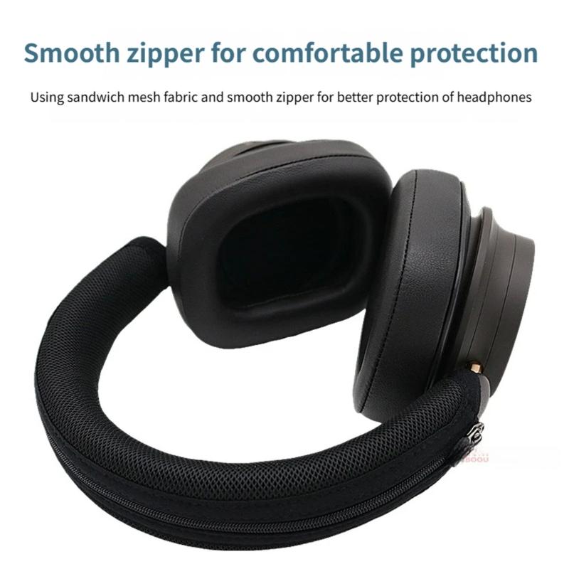 Gaming Headphone Headband Cover for DALI IO-12 Over Ear Headphone Soft Mesh Fabric Comfortable Design