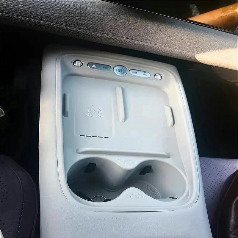 For BYD Sealion 05 EV 2025~2027 Car Central Control Wireless Charging Silicone Pad Water Cup Holder Pad Interior Accessories
