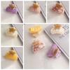 Elegant French Shark Clip Small Flower Hair Crab Clip  Hair Accessories