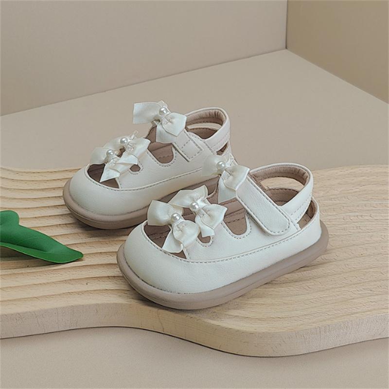 

New Summer Baby Shoes For Girls Cute Butterfly-knot Princess Shoes Non-slip Fashion Toddler Kids Sandals 21