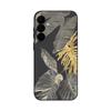 Withered Leaves Patterned Silicone Phone Cover For Samsung Galaxy A56 A17 A26 A16 A36 A55 A54 A53 A15 S24 S25 S25 S22 S23 Plus Lanyard Soft Cover