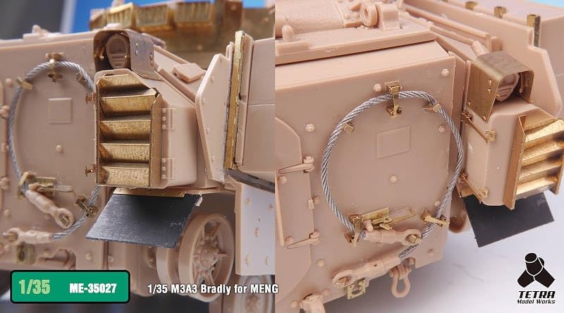 Tetra Model ME Series US M3A3 Bradley Cavalry Fighting Vehicle Plastic Model Parts ME3527 1/35 (MEN)