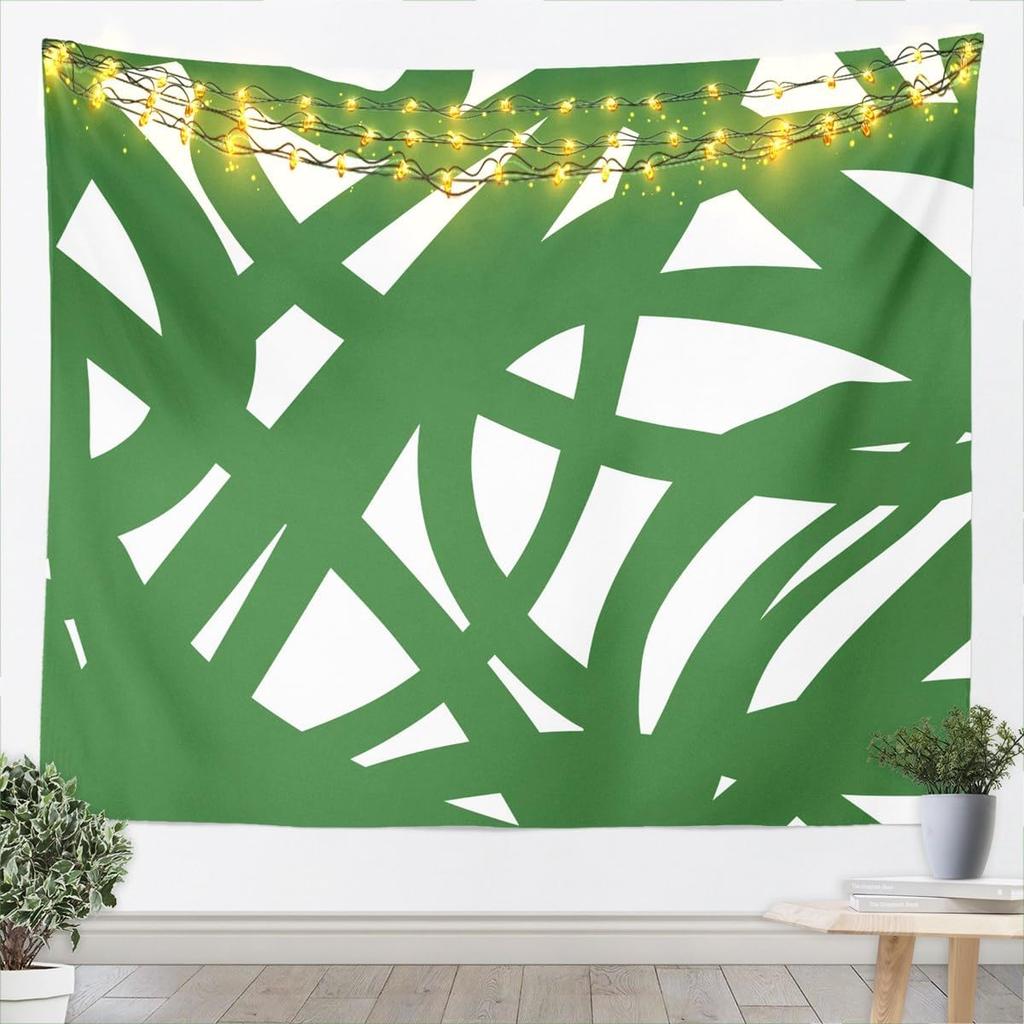 Stripes Wall Art Dark Black And White Tapestry For Kids Boys Girls Teens Room Decor Abstract Hanging Blanket Medium Geometric