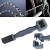 Multifunctional Chain Cleaner Features Tail Brush for Sprocket Maintenance Light Weight Design Chain Cleaning Brush