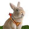 Suede Bunny Harness Adjustable Size Rabbit Leash Vest New Small Pet Harness  for Walking
