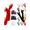 Lady Wedding Bridal Opera Prom Costume Long Satin Gloves