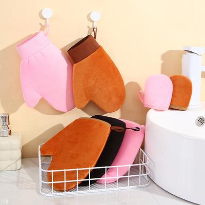 Reusable Body Self-Tanning Glove Cream Lotion Mousse Body Cleaning Glove Double-Sided Prevents Sticky Hands Applicator Self Tan