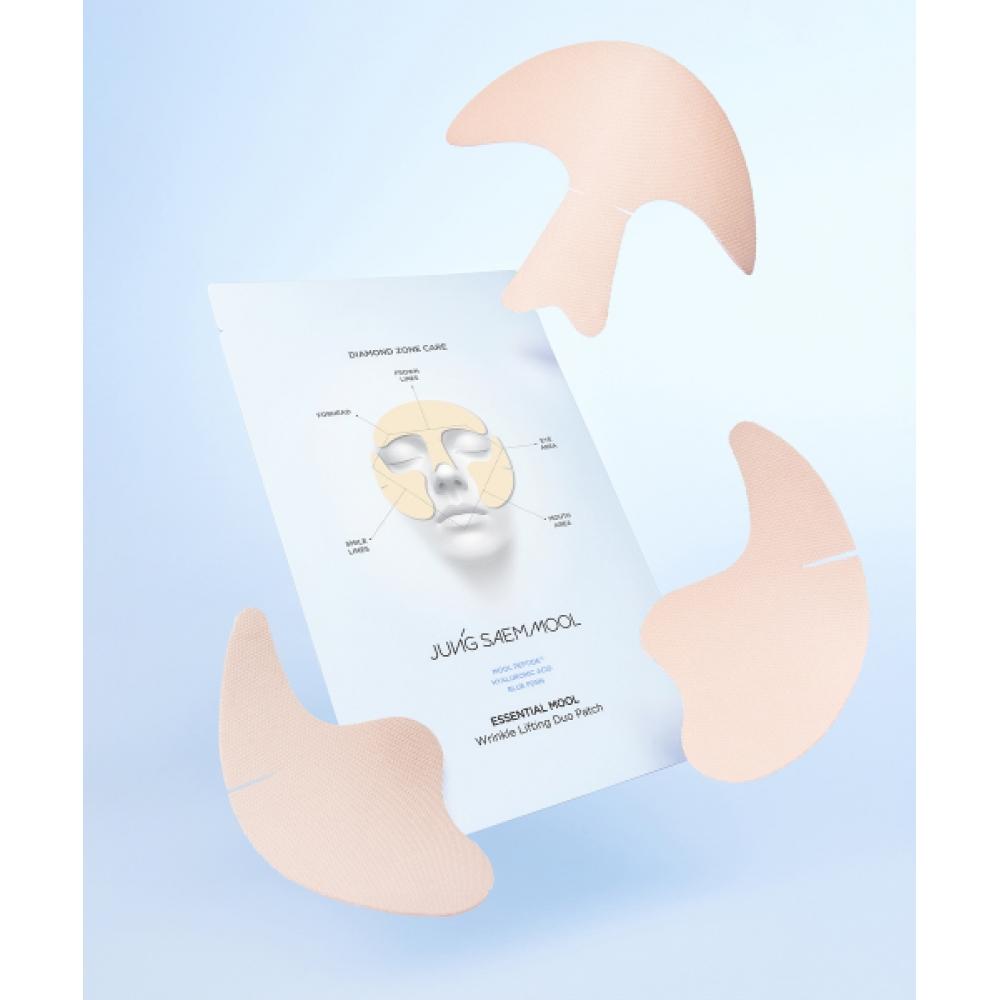 Jungsaemmool [new] Essential Water Wrinkle Lifting Duo Patch 5 Sheets  2 Water Cream Mask+5 Ml Wave Cream 