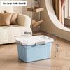 Extra Large Plastic Storage Box with Wheels for Toys, Snacks, Clothes - Thickened Container for Living Room & Bedroom