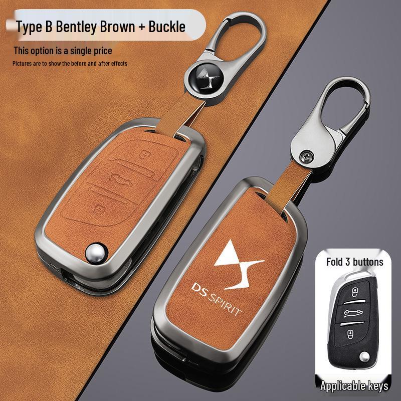 Etui na klucze DS9: Metalowa Klamra Obudowy do Kluczy Samochodowych DS7, DS3EV, DS4, DS5, DS6