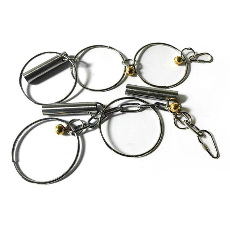 Stainless Steel Bird Swing Toy For Small Parrots Safe Chewable Chain Perch With Metal Materials