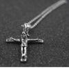 Christian Ornament Men Jesus Cross Vintage Necklace
