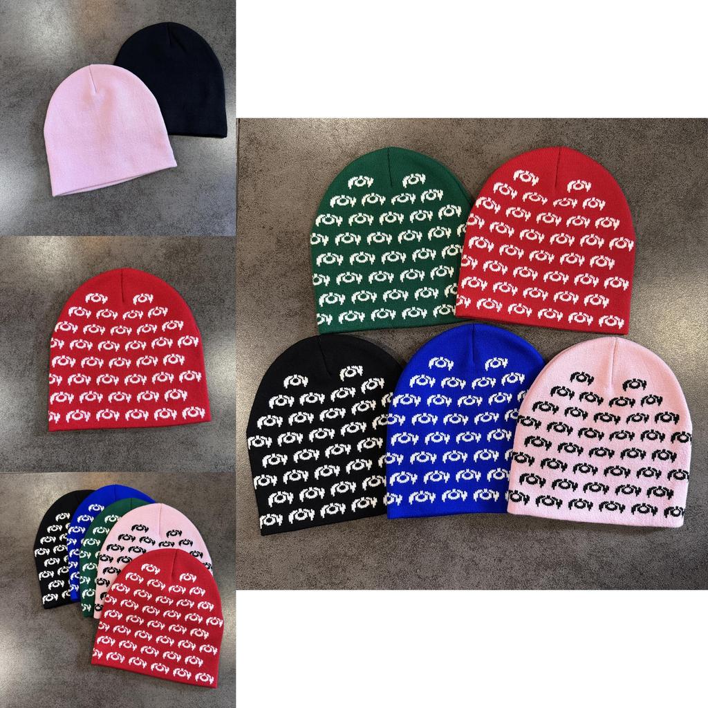 Oversized High Top Knit Cap With Earmuffs For Fall Winter Warmth For Men And Women