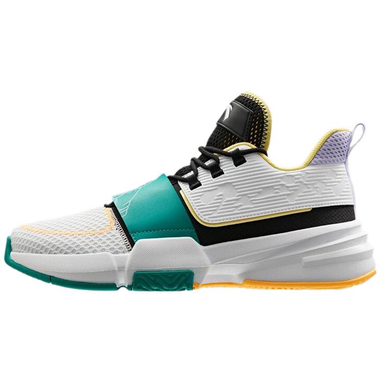 

Dragon Ball Super x Anta Cushioning Slip Resistant Abrasion Resistant Low top Basketball Shoes Men s White Green 112021615-9 42