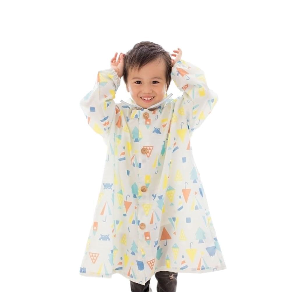 

Детский дождевик Ogawa 120 см Kukkahippo Sunkaku поставляется со светоотражающей регулируемой подкладкой для ношения поверх ленты рюкзака 83446 [2023],