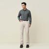 EMZ Men's Silky Skin-Friendly Long Sleeve Shirt