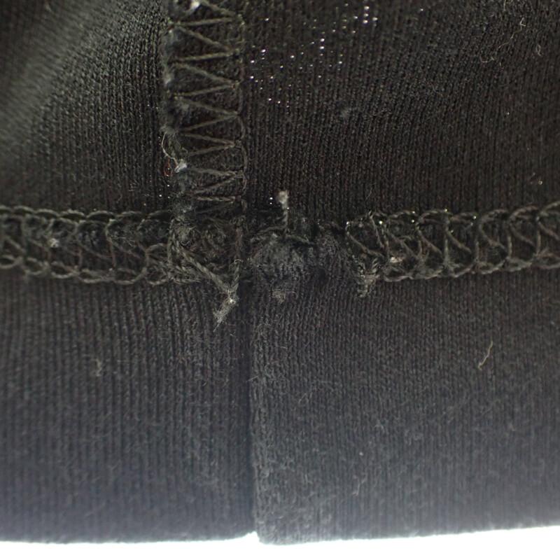 Louis Vuitton XL Short Sleeve T-shirt Black/white Cotton Mens