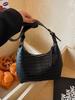 Cross2026 Women's Trendy Woven Tote: High-End, Versatile Single Shoulder Bag for Commuting and Style