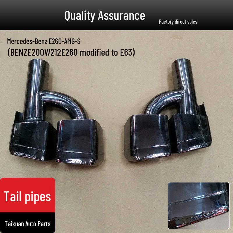Stainless Steel Exhaust Pipe for E260-AMG-S (Modified Benz E200W212E260 E63) Tail Throat