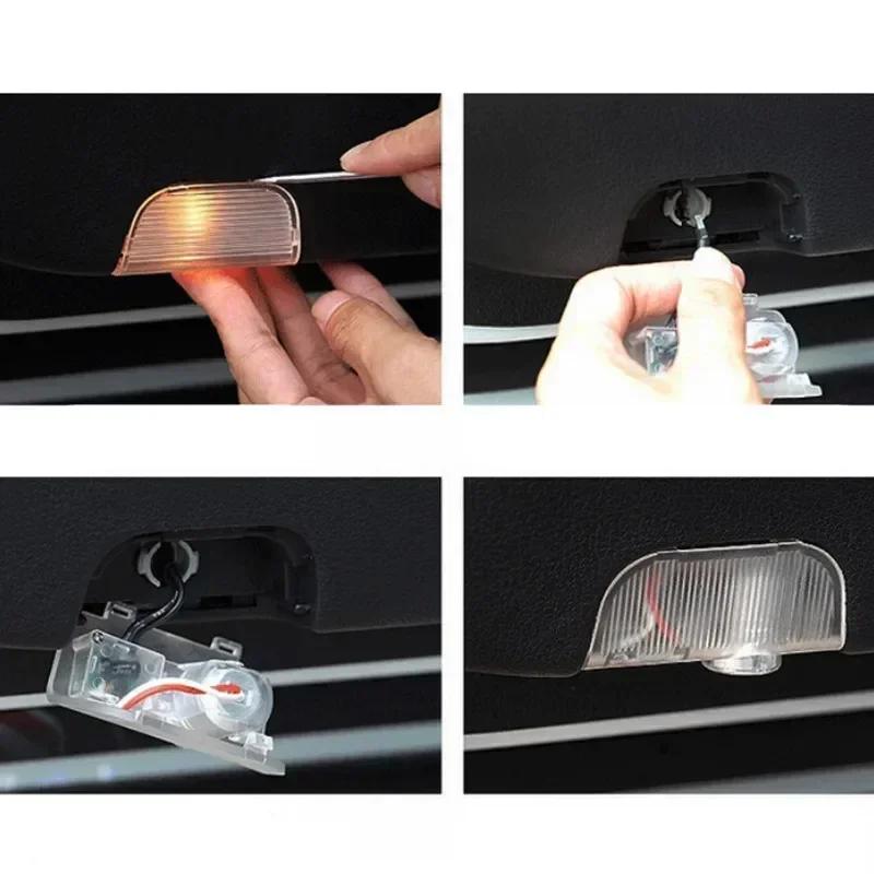 For Honda LED Car Door Welcome Light Ghost Shadow Projector Accord 9Th 10Th Gen CR-Z CR Z Spirior Elysion Odyssey Accessories