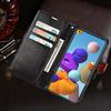 Magnetické kožené pouzdro na peněženku Samsung Galaxy A21S A51 A71 A01 A11 A31 A41 A81 A91 M11 M31 A21 S A217 A515 A715 Fundas Soft Silikonový Flip Cover Capa