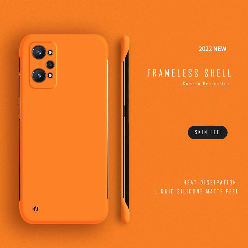 Ultra Slim Hart-PC-Rahmenlose Hülle Für OPPO Realme 10 11 Pro Plus Capa Für Realme GT NEO 3 2T 2 Pro 5G Matt Bunte Handyhülle