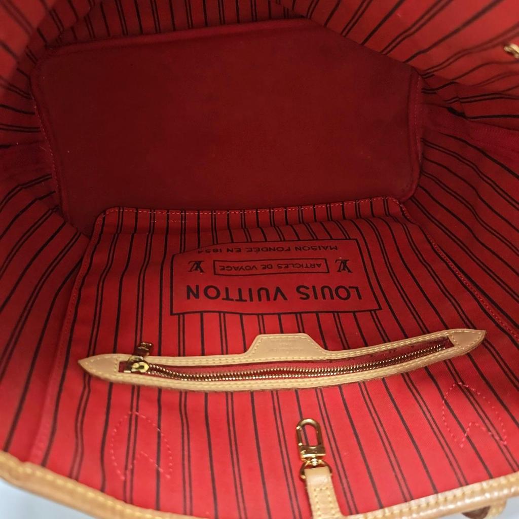 [Pre-Owned] Neverfull Mm Monogram Coated Canvas With Leather Trim Tote Bag - Very Good #PW6J6I
