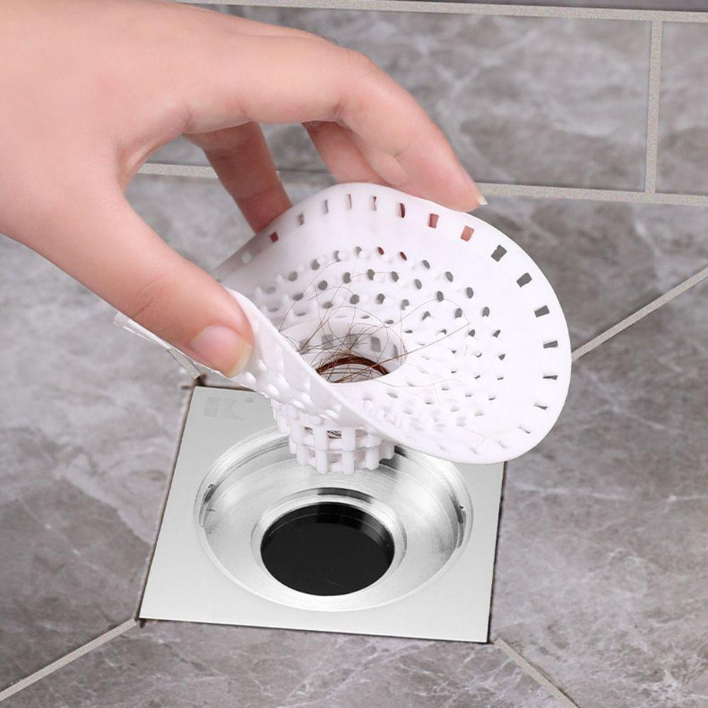 2pcs Anti-blocking Sink Strainer Round Shape Floor Drain Waste Catcher Drain Filter  Kitchen