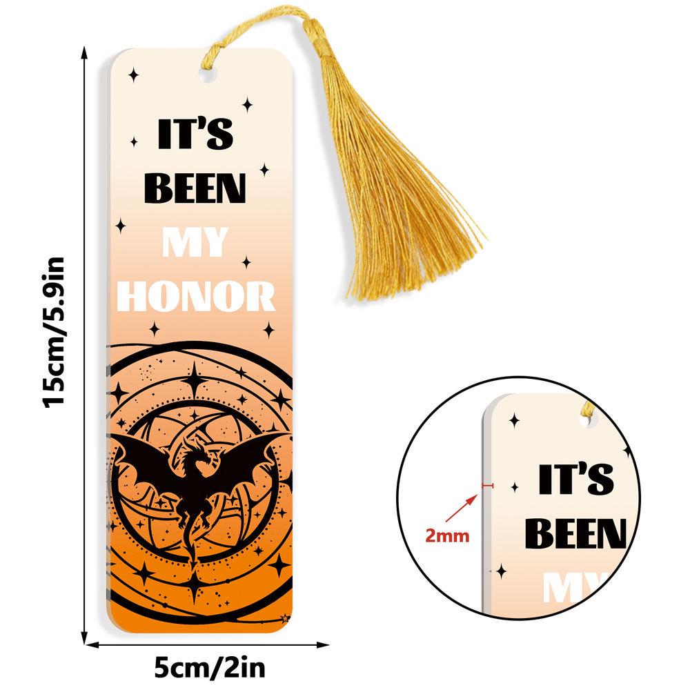 Akrylowa zakładka do książek Smok Czteroskrzydły: Kreatywna i spersonalizowana dekoracja prezentu