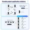 Industrial 5 Port 100Mbps Industrial Switcher 1000Mbps Industry Ethernet Networking Switcher DIN Rail Mounted Data Transfer