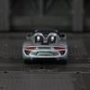 1: 61 Simulation Zinc Alloy Porsche 918 Spyder, Static Model, Metal Collectibles Gift Car