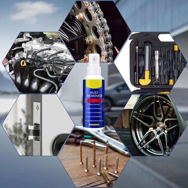 Quick Acting Rust Dissolving Liquid Rust Remover For Various Metals Maintenances Car Rust Eliminators For Cold Warm Day
