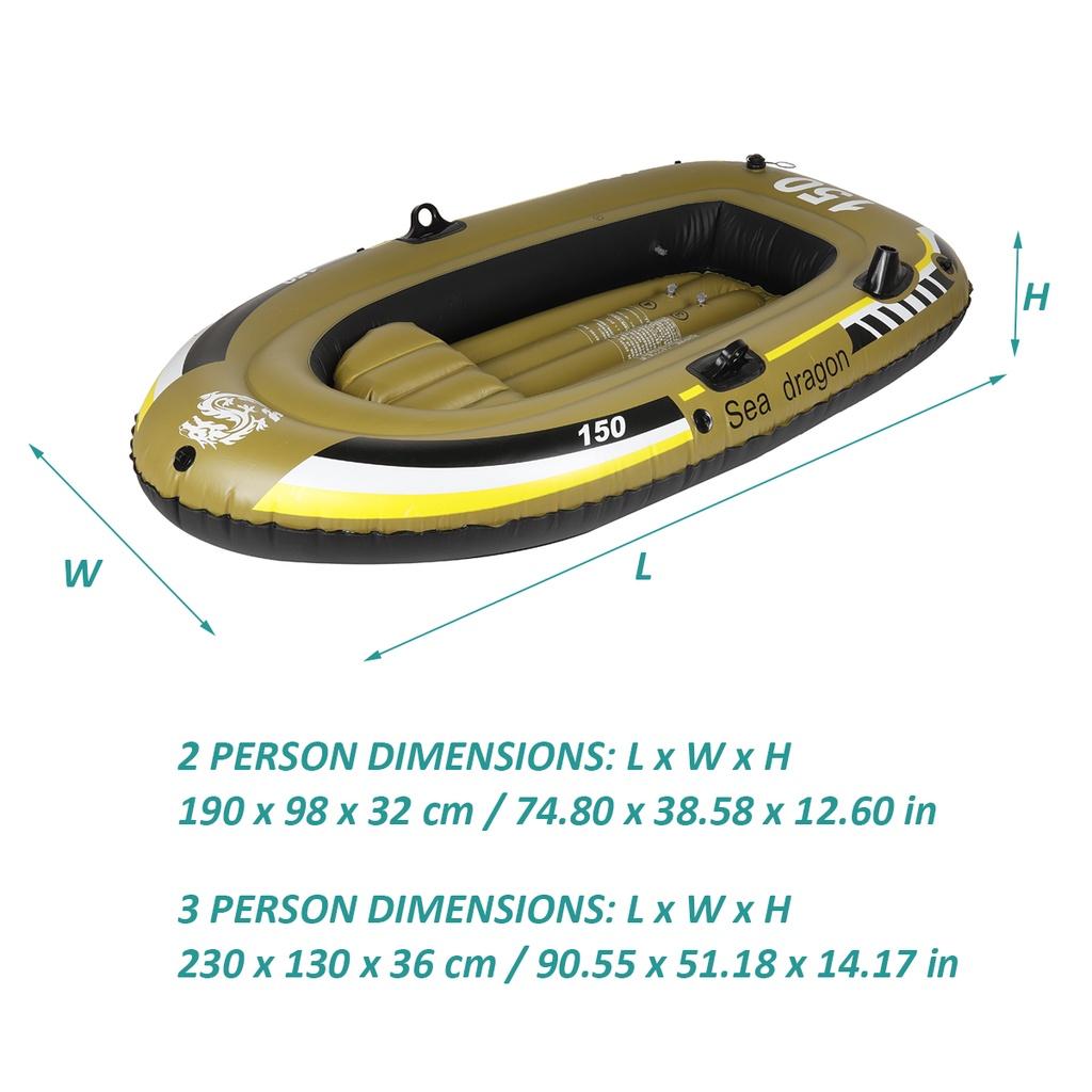 220V 2/3 Personen Paddel Kanu Luftpumpe Ruderboote Sommer Pool Wassersport Schlauchboote PVC Wasser Schwimmend Angeln Flussboot
