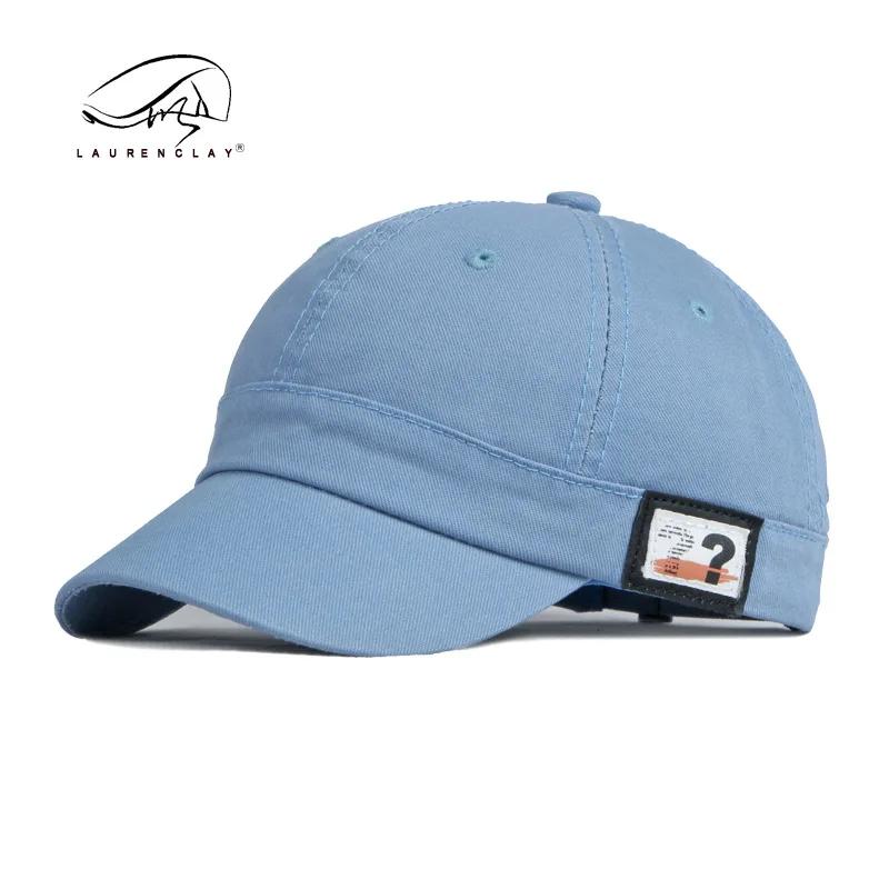 Adjustable Breathable Sun Hat Short Brim Baseball Cap Low Profile Dad Snapback for Men And Women