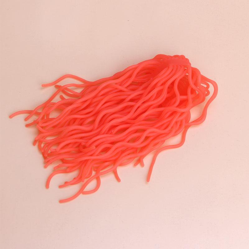 Luminous Italian Noodle Stress Relief Toy - Elastic Rubber Fidget Pull Rope
