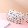 Cartoon Cute Capybara Pencil Case Students Multi-Functional Pen Bag Stationery Storage Box Large Capacity Stationery Box