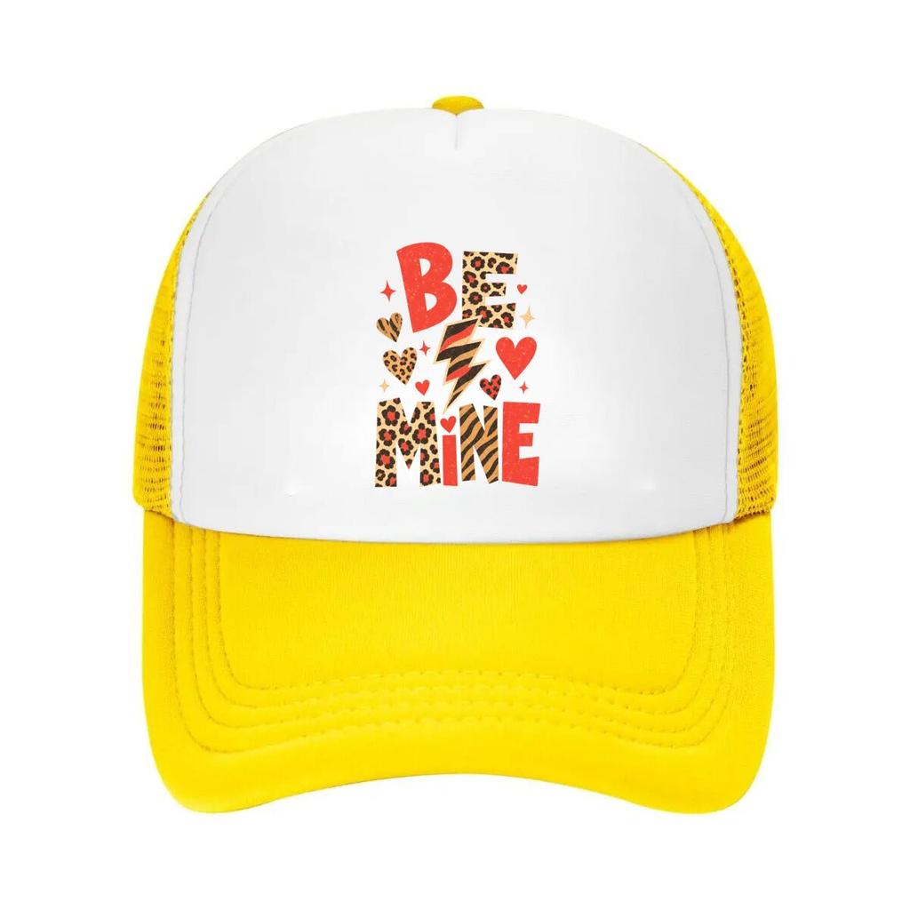 Wild Valentine Love Bolt Typography Mesh Baseball Cap Casual Hat Outdoor  For Womens Unisex FeUnisex
