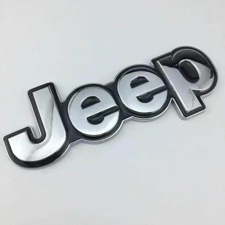 rvxb6 New Car Front Hood Emblem for JEEP Grand Cherokee Wrangler Renegade Patriot Liberty Compass Rear Trunk Side Badge Sticker Decals