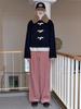 SINOON Corduroy Wide Pants (Vintage Pink)