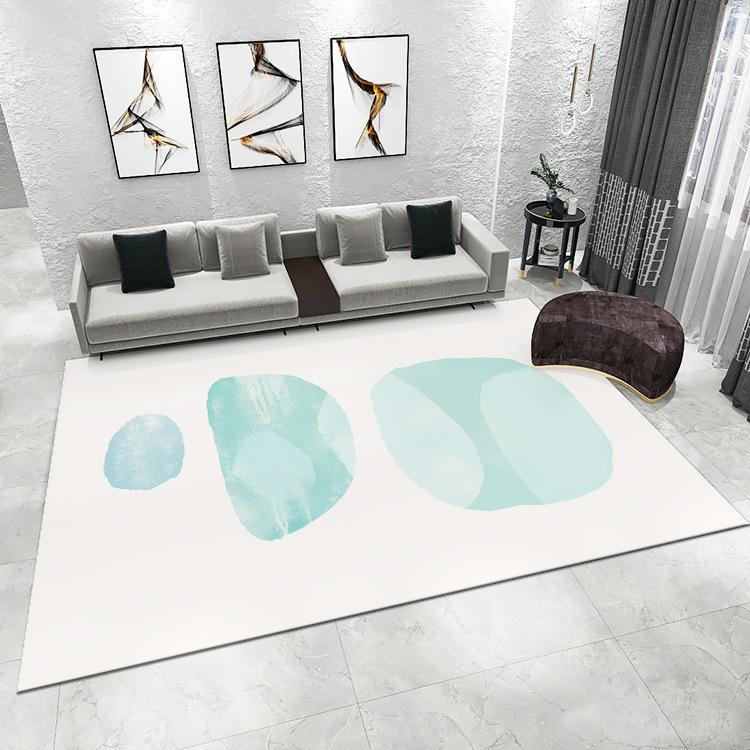 Nordic Style Living Room Decoration Large Carpet Abstract Geometric Simple Rug Winter Warm Foot Mat Home Decoration