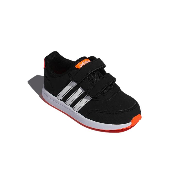 Adidas Neo Vs Switch 2 Abrasion Resistant Low top Toddler Shoes Black White Infant And Toddler EG1592