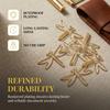 100Pcs Electroplating Metal Large Cute Paperclips Gold Jumbo Wide Paper Clips  Photo Clips