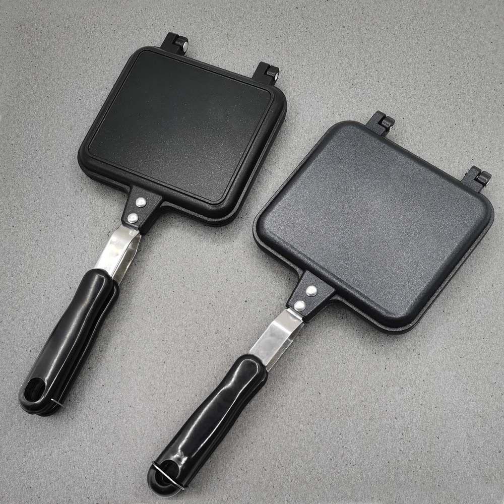 Dubbelsidig non-stick panna för grillade smörgåsar, biff, frukost och bakning.