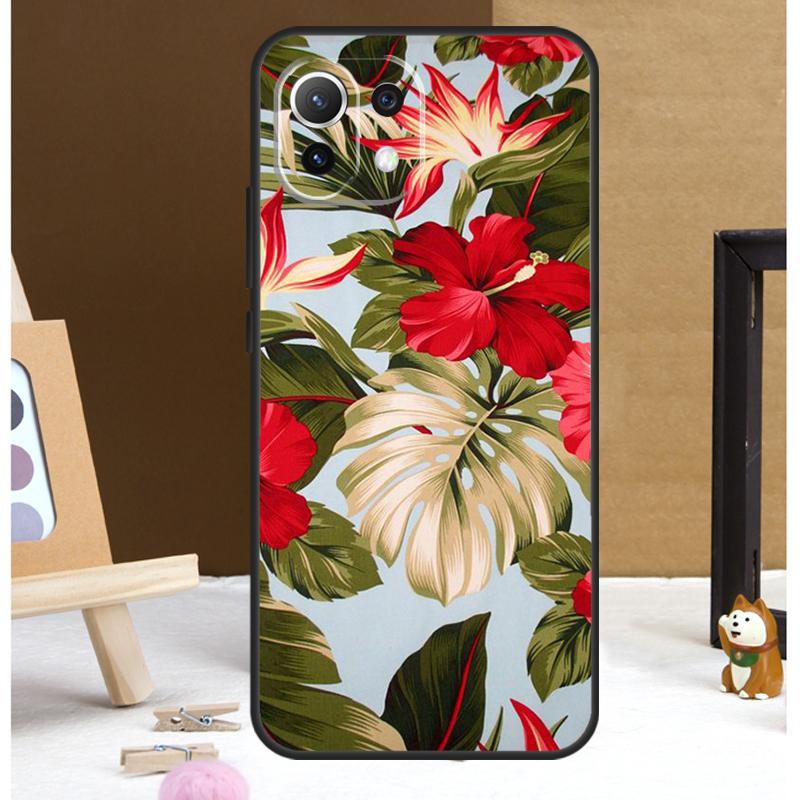 Tropical Paradise Hawaiian Birds Case For POCO M6 X3 X5 X6 Pro F3 F5 M5s Cover For Xiaomi 13T 12T 11T 14 Pro 12 13 Lite Case