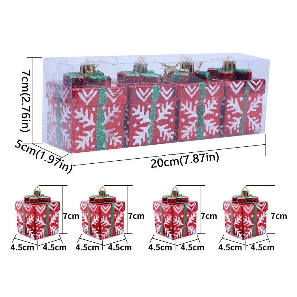 Mini Merry Christmas Decor Colorful Xmas Decorative Pendant  Christmas Party